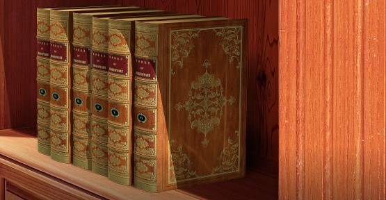 Replica Book Panels Antique Spines labels